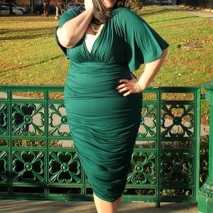 Kiyonna Rumor Ruched Dress
